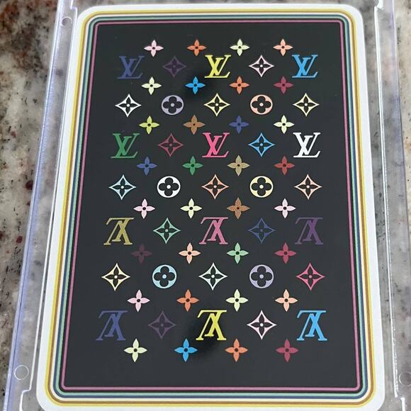 Louis Vuitton VIP Murakami Queen of Spades Multicolor card in Holder - Picture 2 of 8